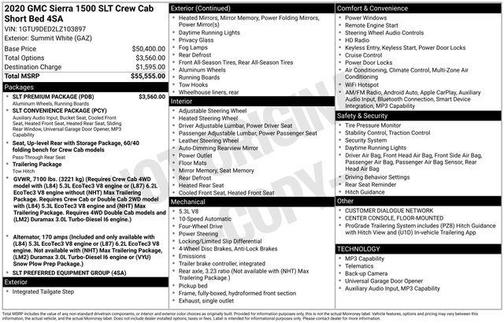2020 GMC Sierra 1500 SLT