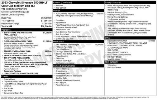 2023 Chevrolet Silverado 2500 LT