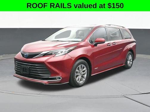 Red 2021 Toyota Sienna XLE