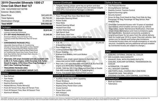 2019 Chevrolet Silverado 1500 LT