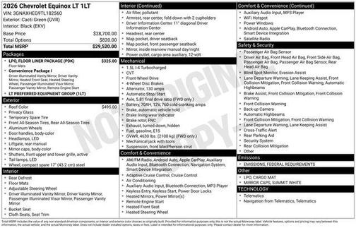 2026 Chevrolet Equinox LT