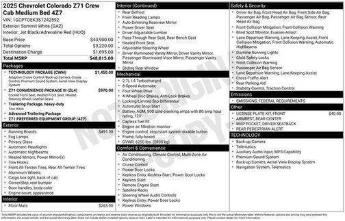 2025 Chevrolet Colorado Z71