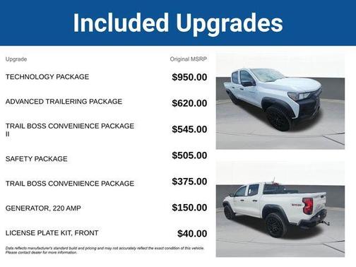 Summit White 2024 Chevrolet Colorado Trail Boss
