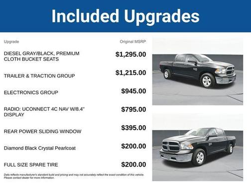 Diamond Black 2023 RAM 1500 Classic SLT