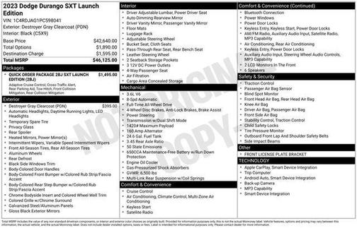 2023 Dodge Durango SXT