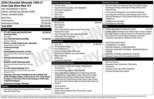 2026 Chevrolet Silverado 1500 LT