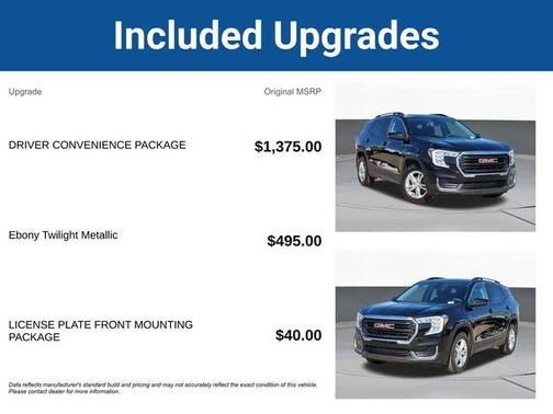 Ebony Twilight Metallic 2022 GMC Terrain SLE