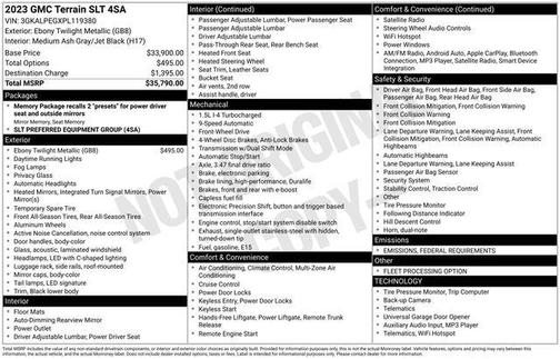 2023 GMC Terrain SLT