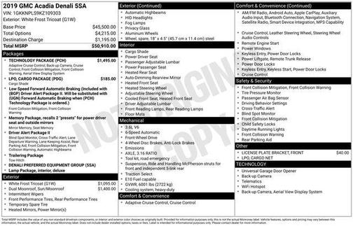 2019 GMC Acadia Denali