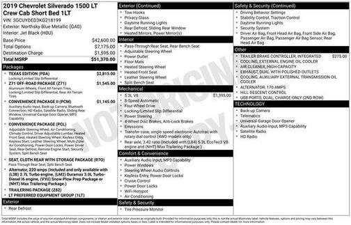 2019 Chevrolet Silverado 1500 LT