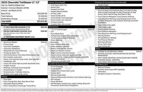 2025 Chevrolet Trailblazer LT
