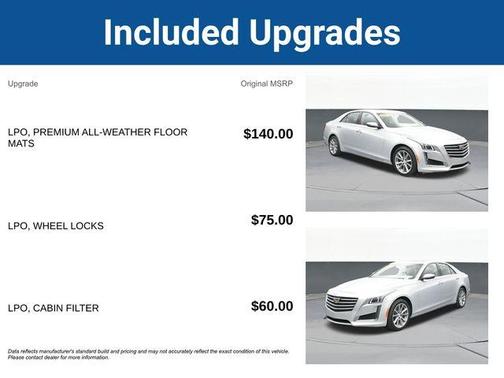 Radiant Silver Metallic 2017 Cadillac CTS 2.0L Turbo Luxury