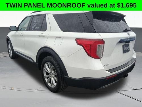 White Metallic 2020 Ford Explorer XLT