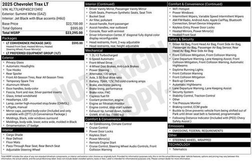 2025 Chevrolet Trax LT
