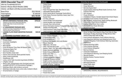 2025 Chevrolet Trax LT