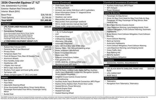 2026 Chevrolet Equinox LT