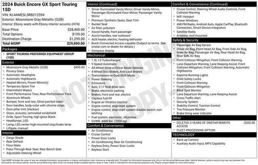 2024 Buick Encore GX Sport Touring