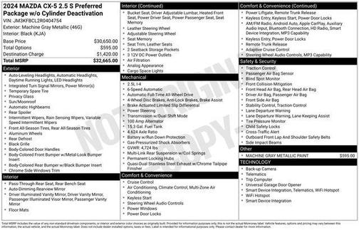 2024 Mazda CX-5 Preferred
