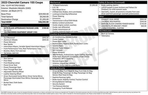 2023 Chevrolet Camaro SS