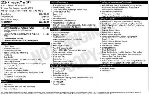 2024 Chevrolet Trax 1RS