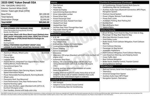 2025 GMC Yukon Denali
