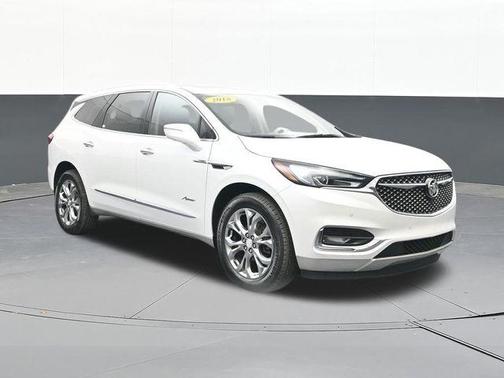 White Frost Tri-Coat 2018 Buick Enclave Avenir