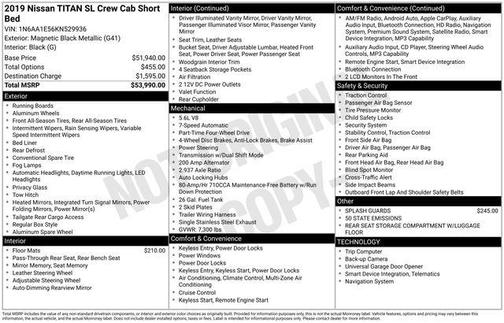2019 Nissan Titan SL