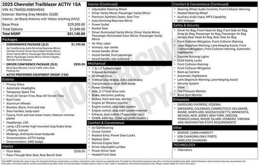2025 Chevrolet Trailblazer ACTIV