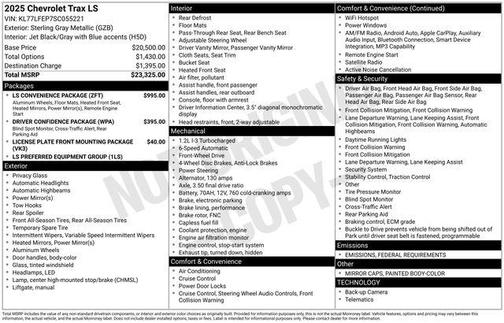 2025 Chevrolet Trax LS