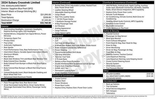 2024 Subaru Crosstrek Limited