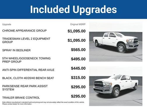 Bright White Clearcoat 2020 RAM 2500 Tradesman