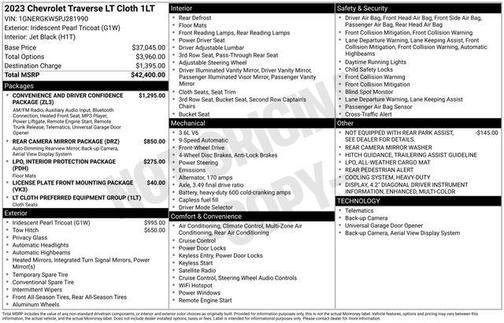 2023 Chevrolet Traverse LT Cloth