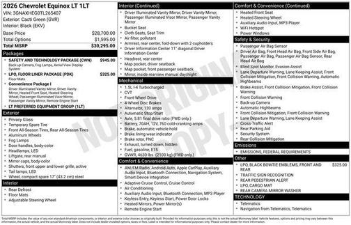 2026 Chevrolet Equinox LT