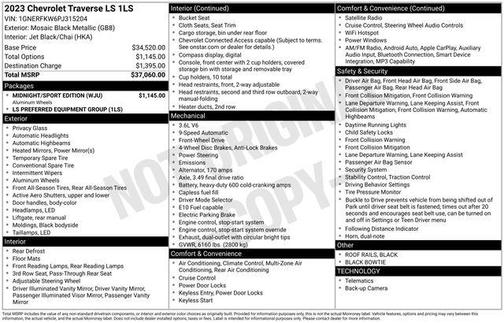 2023 Chevrolet Traverse LS