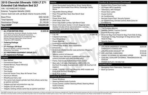 2015 Chevrolet Silverado 1500 LT