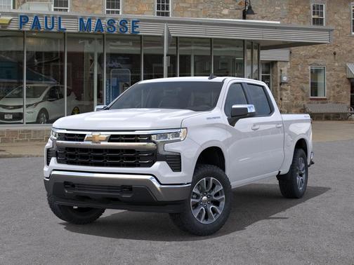Summit White 2026 Chevrolet Silverado 1500 LT