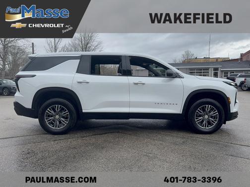 Summit White 2024 Chevrolet Traverse LS