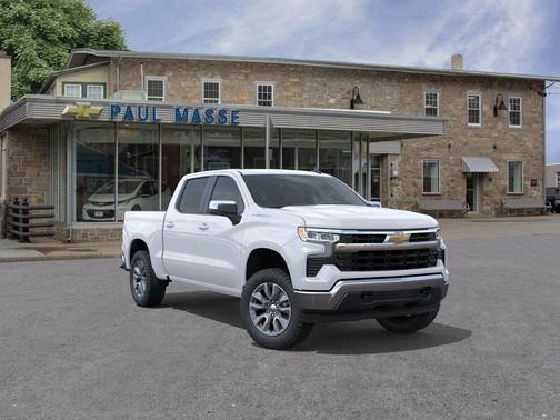 Summit White 2026 Chevrolet Silverado 1500 LT