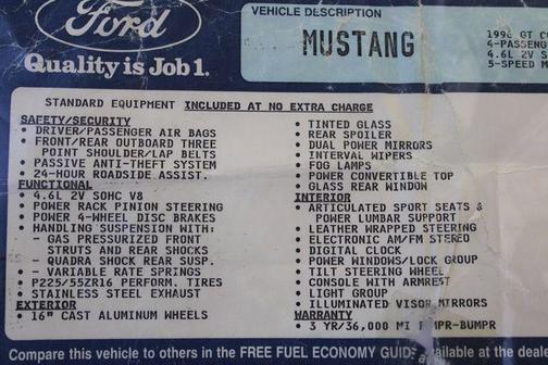 1996 Ford Mustang GT