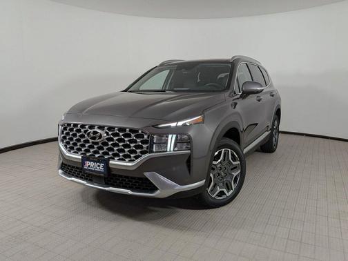 Portofino Gray 2022 Hyundai SANTA FE HEV SEL Premium