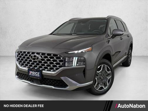 Portofino Gray 2022 Hyundai SANTA FE HEV SEL Premium