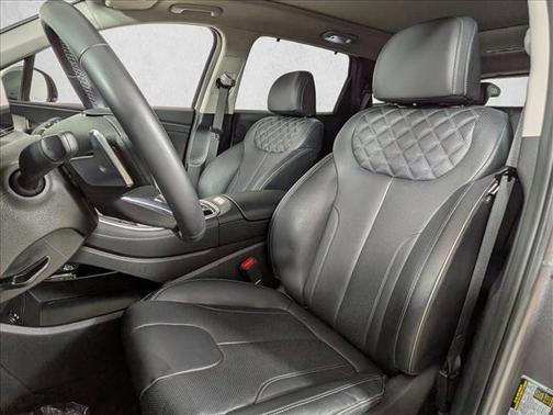 Portofino Gray 2022 Hyundai SANTA FE HEV SEL Premium