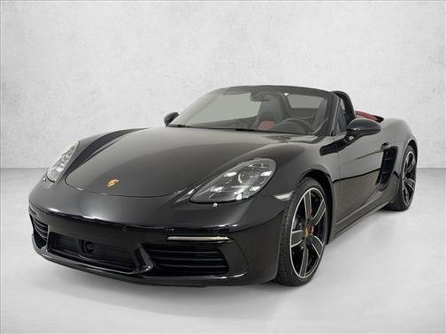 Jet Black Metallic 2025 Porsche 718 Boxster S