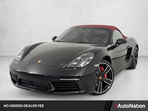 Jet Black Metallic 2025 Porsche 718 Boxster S
