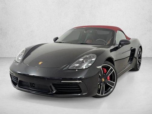 Jet Black Metallic 2025 Porsche 718 Boxster S