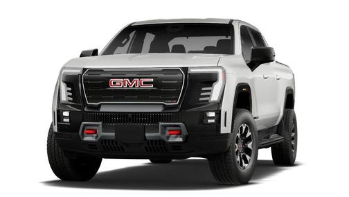 Summit White 2026 GMC Sierra EV AT4