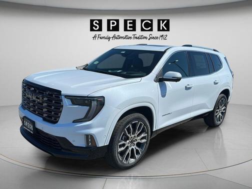 Glacier White 2026 GMC Acadia AWD Denali Ultimate