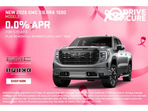 Onyx Black 2026 GMC Sierra 1500 Elevation