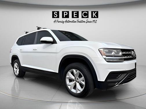 Pure White 2018 Volkswagen Atlas 3.6L S