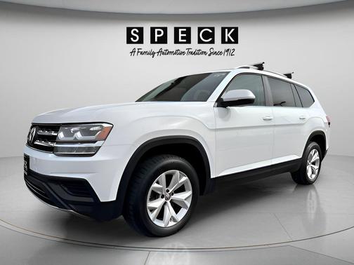 Pure White 2018 Volkswagen Atlas 3.6L S